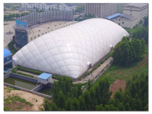 充氣膜結(jié)構儲煤棚工程